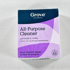 Grove Co All-Purpose Cleaner Concentrate Lavender And Thyme Set Of 2 NEW